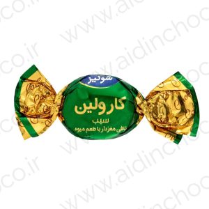 تافی کارولین میوه‌ای شونیز با روکش کاکائویی | هارمونی بی‌نظیر میوه و شکلات